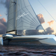 Illustration for article titled The Worlds Largest Sailing Trimaran Has A Garage For Your McLaren